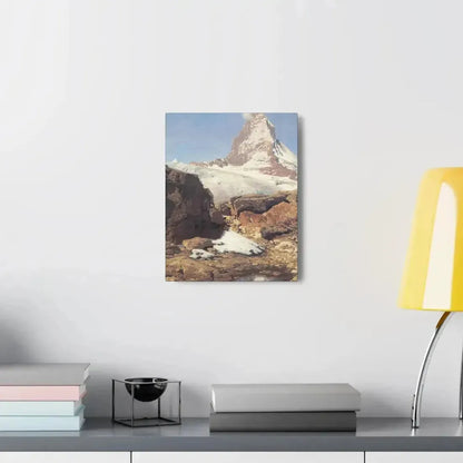 Eugen Bracht (1842-1921) Das Matterhorn 1890 - Canvas Wall Art - The Sticker Space