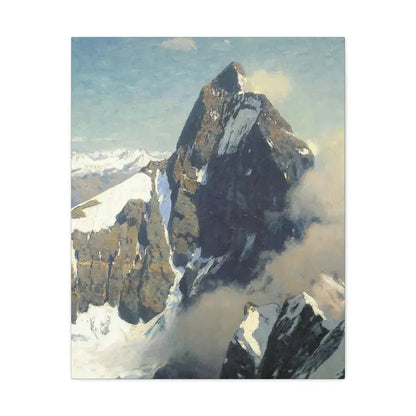 Eugen Bracht (1842-1921) Das Matterhorn von Westen 1907 - Canvas Wall Art 24″ x 30″ 1.25" - The Sticker Space