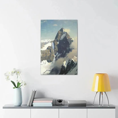 Eugen Bracht (1842-1921) Das Matterhorn von Westen 1907 - Canvas Wall Art - The Sticker Space