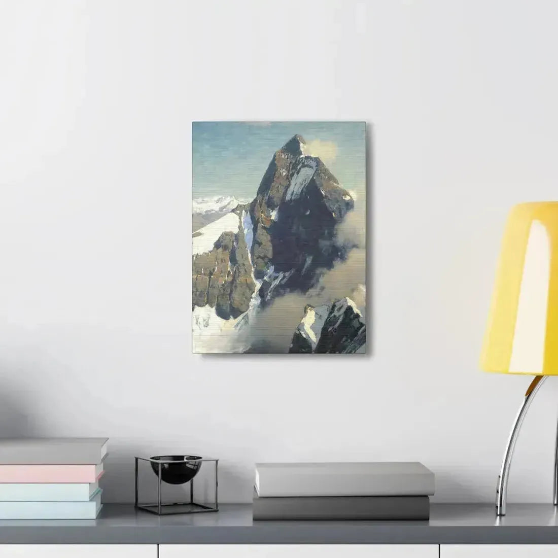 Eugen Bracht (1842-1921) Das Matterhorn von Westen 1907 - Canvas Wall Art - The Sticker Space