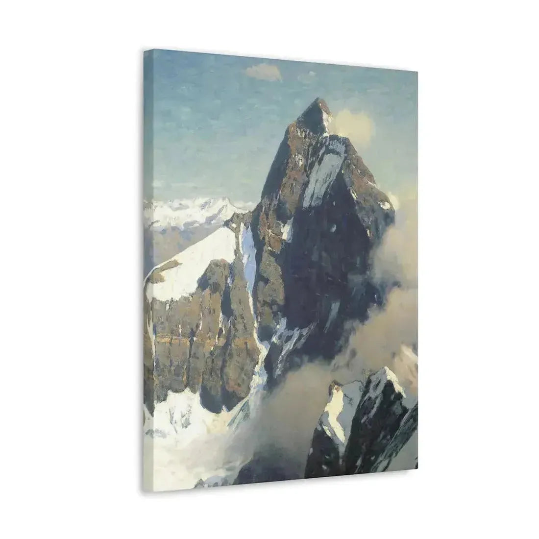 Eugen Bracht (1842-1921) Das Matterhorn von Westen 1907 - Canvas Wall Art - The Sticker Space