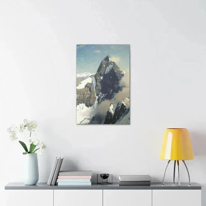 Eugen Bracht (1842-1921) Das Matterhorn von Westen 1907 - Canvas Wall Art - The Sticker Space