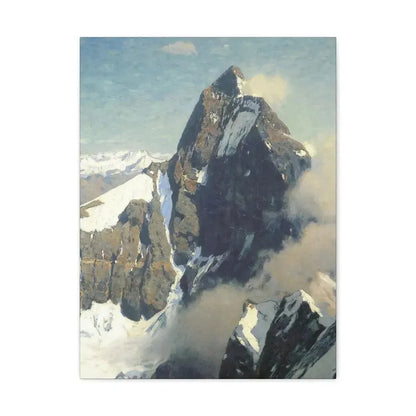 Eugen Bracht (1842-1921) Das Matterhorn von Westen 1907 - Canvas Wall Art - The Sticker Space