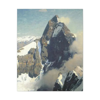 Eugen Bracht (1842-1921) Das Matterhorn von Westen 1907 - Canvas Wall Art - The Sticker Space