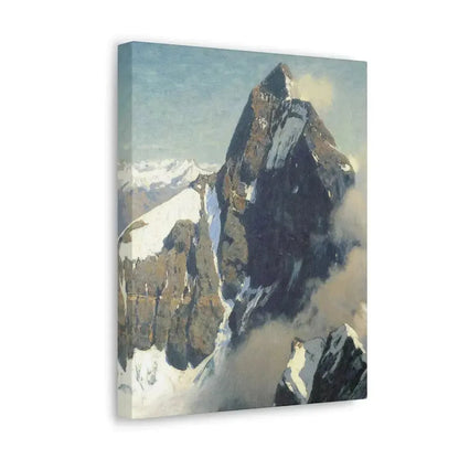 Eugen Bracht (1842-1921) Das Matterhorn von Westen 1907 - Canvas Wall Art - The Sticker Space
