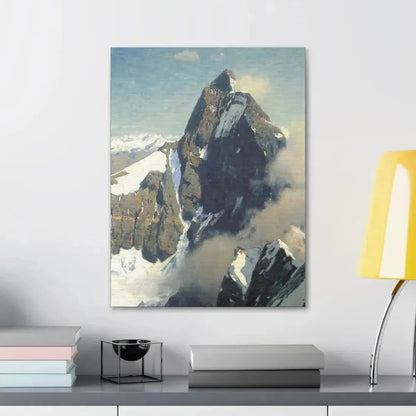 Eugen Bracht (1842-1921) Das Matterhorn von Westen 1907 - Canvas Wall Art - The Sticker Space