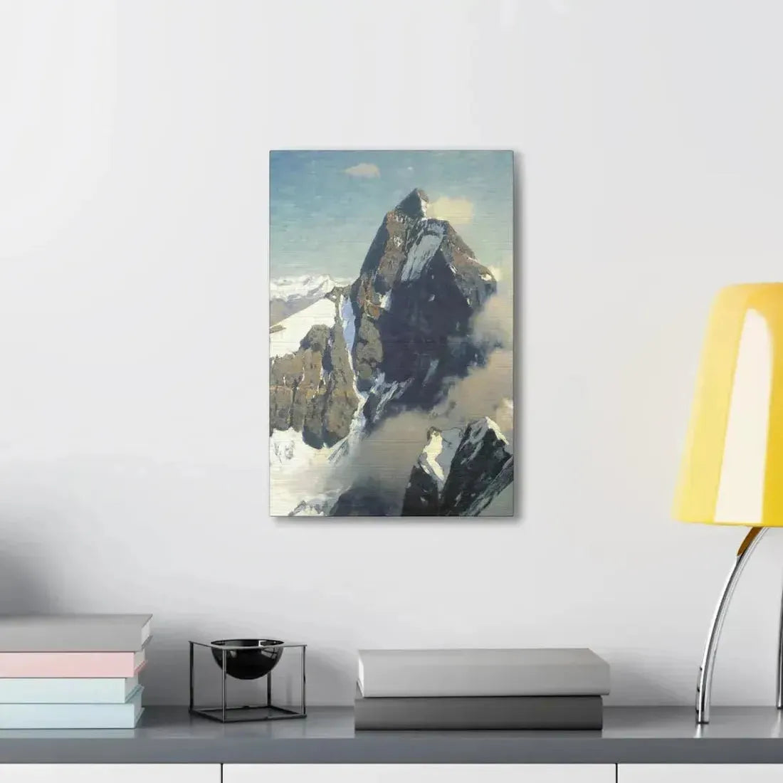 Eugen Bracht (1842-1921) Das Matterhorn von Westen 1907 - Canvas Wall Art - The Sticker Space