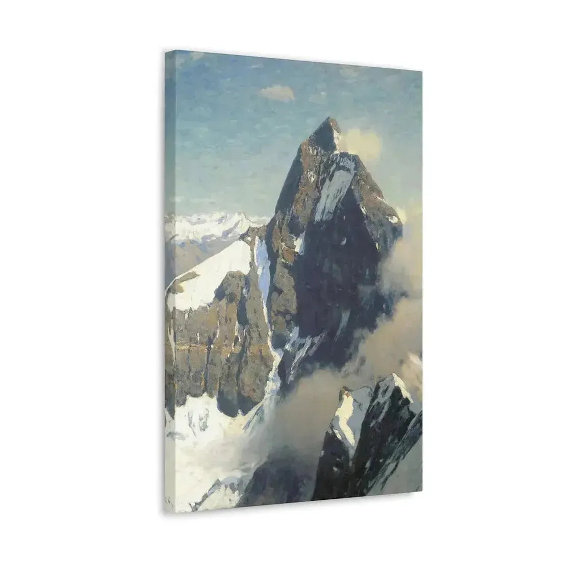Eugen Bracht (1842-1921) Das Matterhorn von Westen 1907 - Canvas Wall Art - The Sticker Space