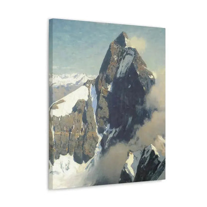 Eugen Bracht (1842-1921) Das Matterhorn von Westen 1907 - Canvas Wall Art - The Sticker Space