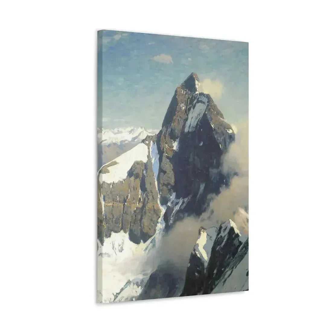 Eugen Bracht (1842-1921) Das Matterhorn von Westen 1907 - Canvas Wall Art - The Sticker Space