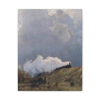 Eugen Bracht (1842-1921) Durch die Heide 1890 - Canvas Wall Art 11″ x 14″ 1.25" - The Sticker Space