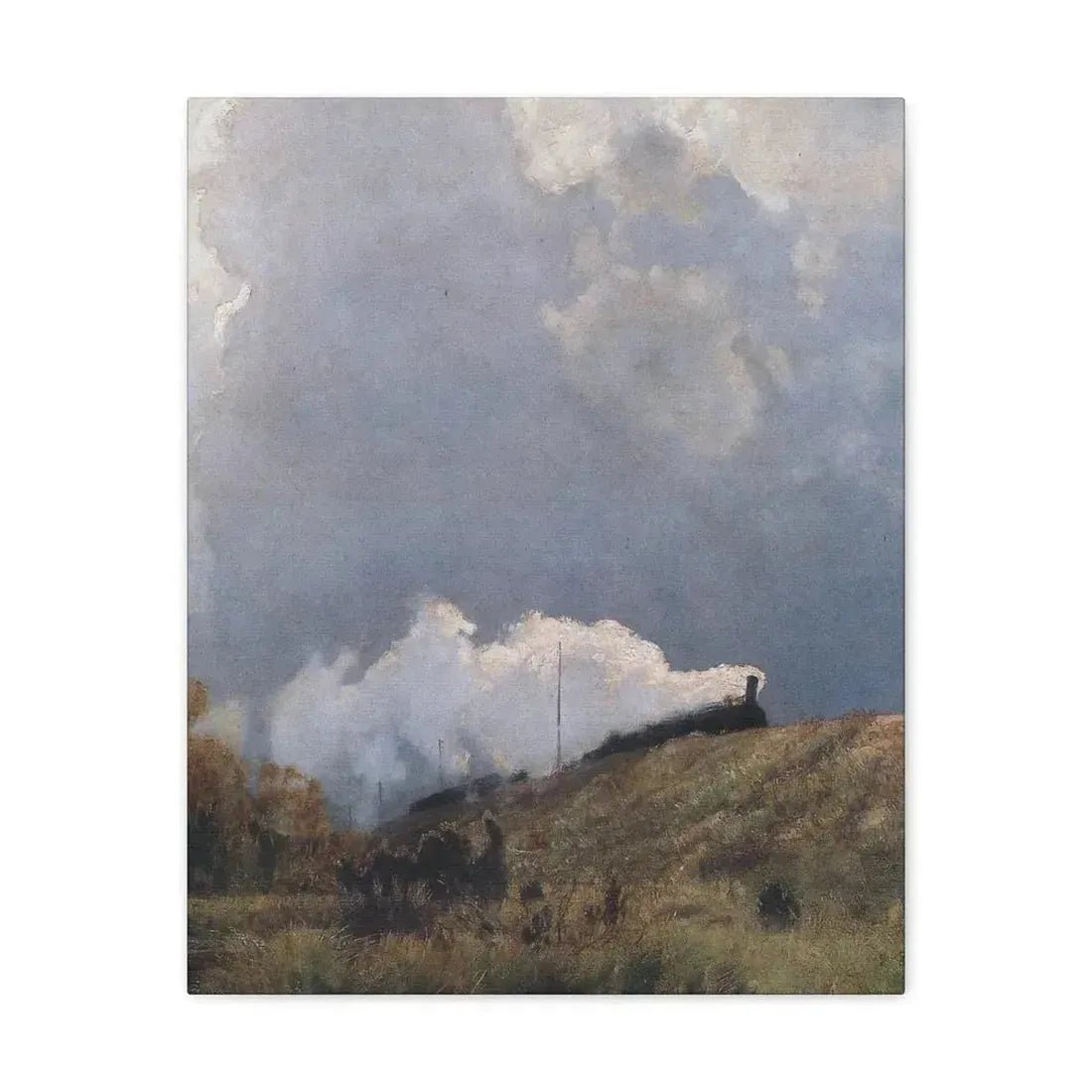 Eugen Bracht (1842-1921) Durch die Heide 1890 - Canvas Wall Art 16″ x 20″ 1.25" - The Sticker Space