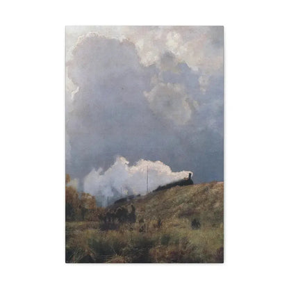 Eugen Bracht (1842-1921) Durch die Heide 1890 - Canvas Wall Art 16″ x 24″ 1.25" - The Sticker Space