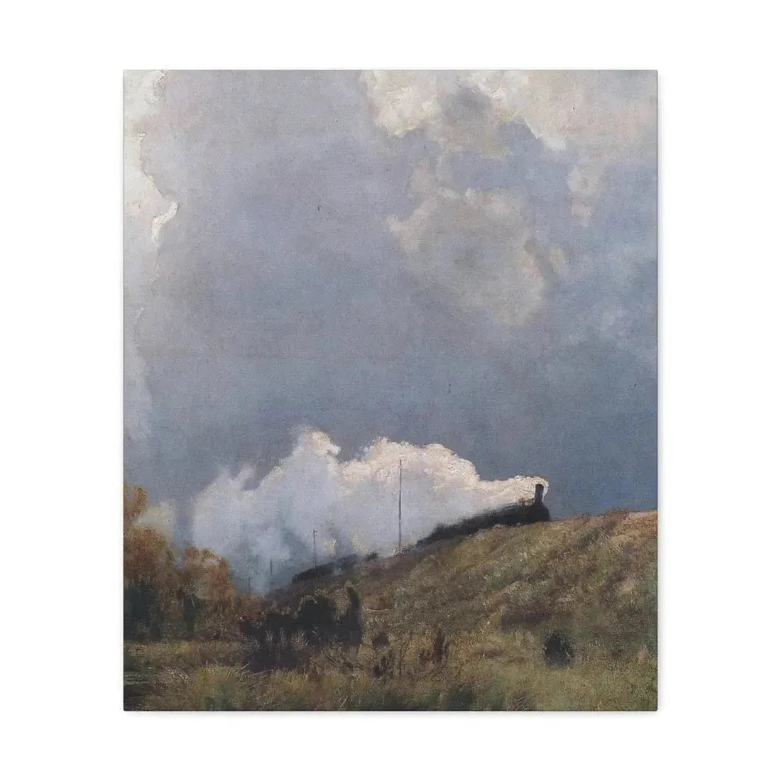 Eugen Bracht (1842-1921) Durch die Heide 1890 - Canvas Wall Art 20″ x 24″ 1.25" - The Sticker Space