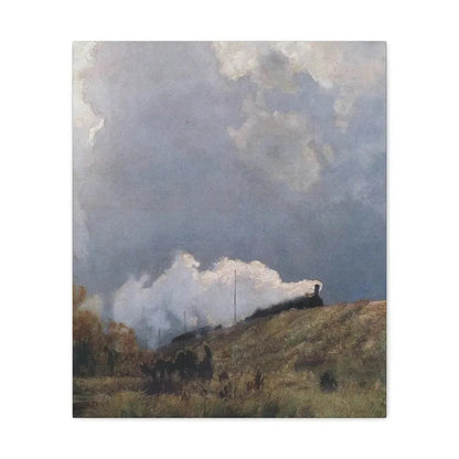 Eugen Bracht (1842-1921) Durch die Heide 1890 - Canvas Wall Art 20″ x 24″ 1.25" - The Sticker Space