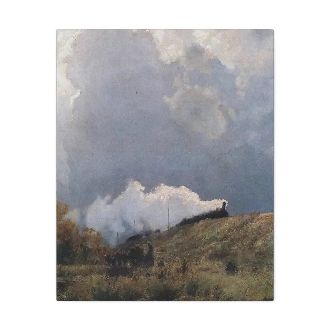 Eugen Bracht (1842-1921) Durch die Heide 1890 - Canvas Wall Art 24″ x 30″ 1.25" - The Sticker Space