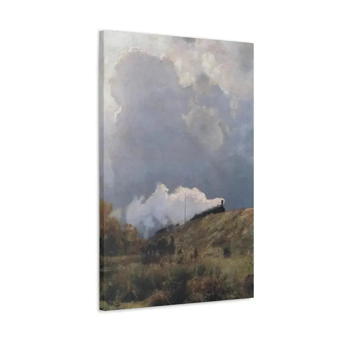 Eugen Bracht (1842-1921) Durch die Heide 1890 - Canvas Wall Art - The Sticker Space