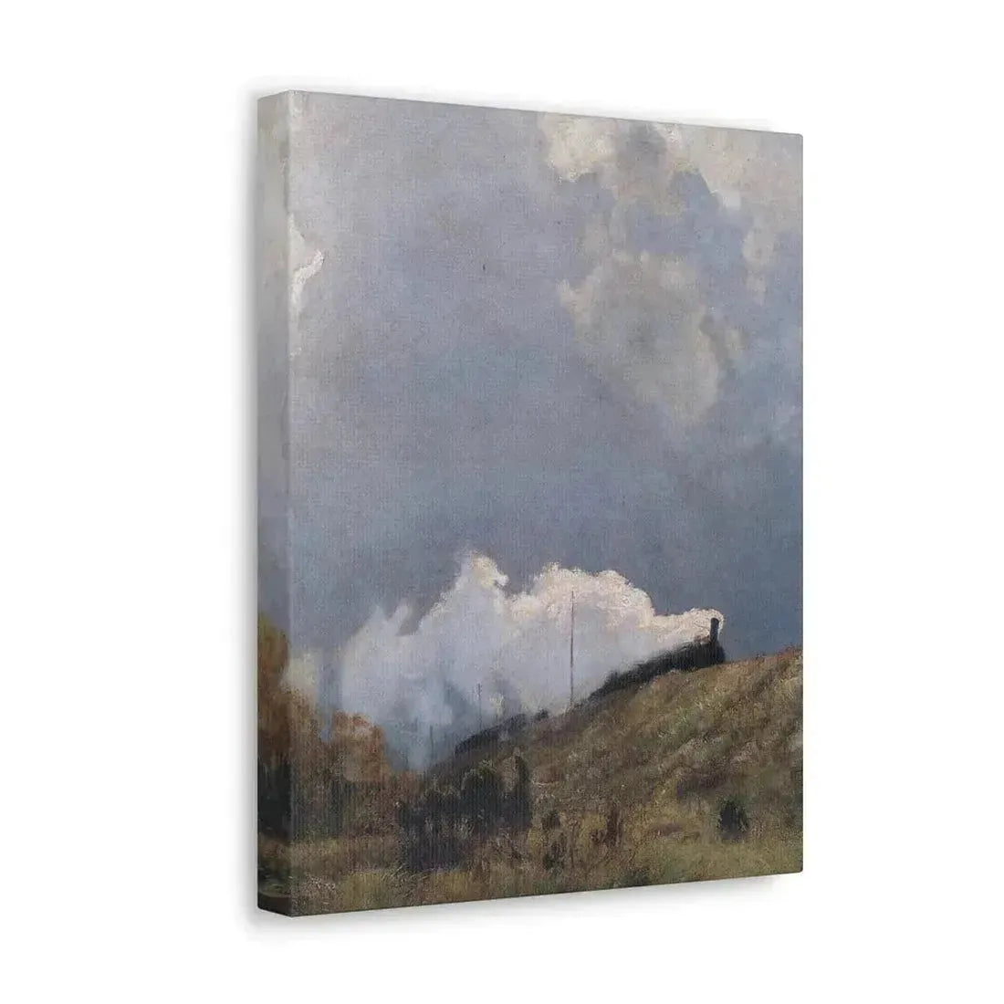 Eugen Bracht (1842-1921) Durch die Heide 1890 - Canvas Wall Art - The Sticker Space