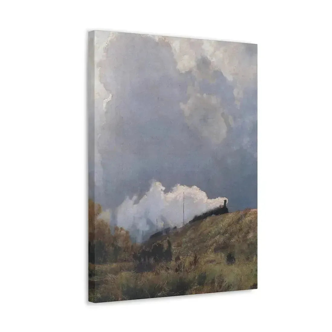 Eugen Bracht (1842-1921) Durch die Heide 1890 - Canvas Wall Art - The Sticker Space
