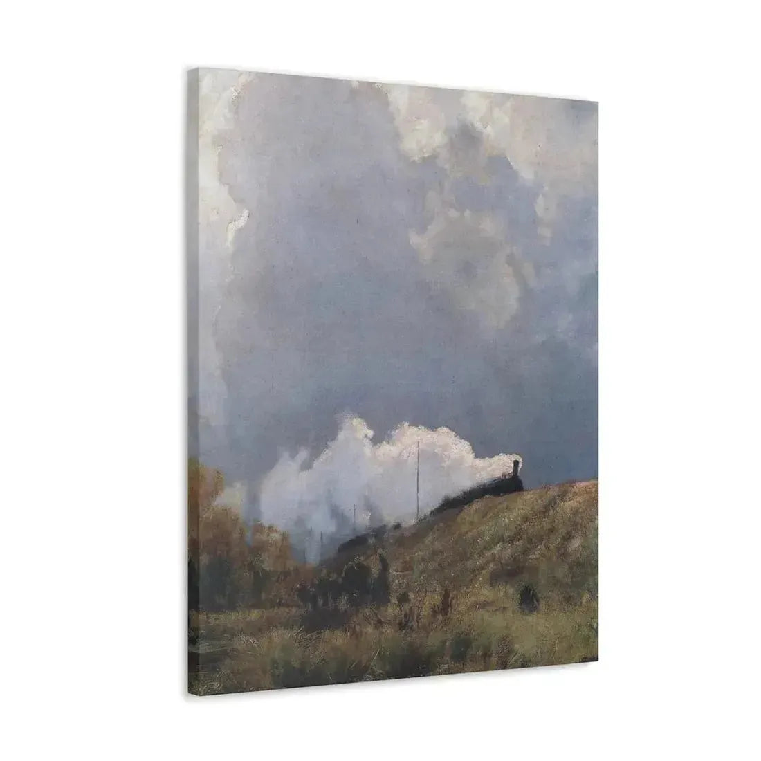 Eugen Bracht (1842-1921) Durch die Heide 1890 - Canvas Wall Art - The Sticker Space