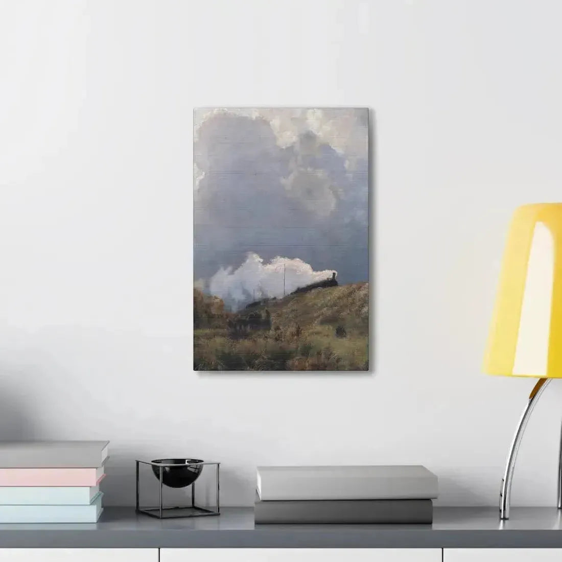 Eugen Bracht (1842-1921) Durch die Heide 1890 - Canvas Wall Art - The Sticker Space