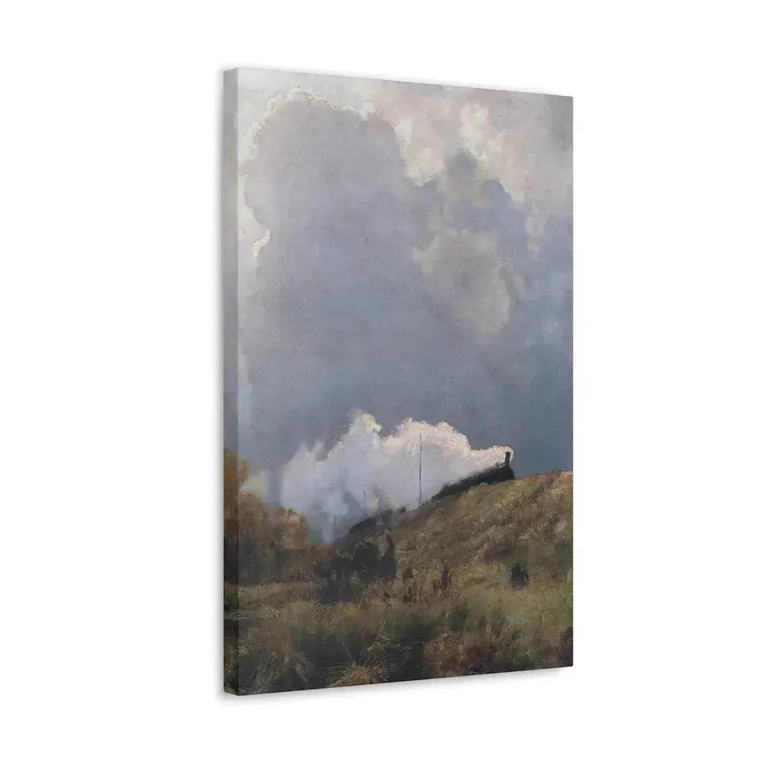Eugen Bracht (1842-1921) Durch die Heide 1890 - Canvas Wall Art - The Sticker Space