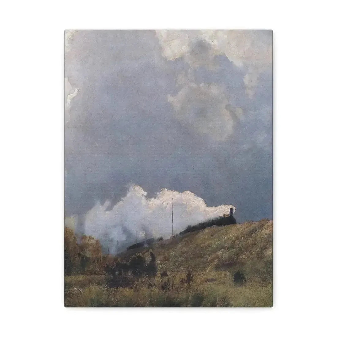 Eugen Bracht (1842-1921) Durch die Heide 1890 - Canvas Wall Art - The Sticker Space