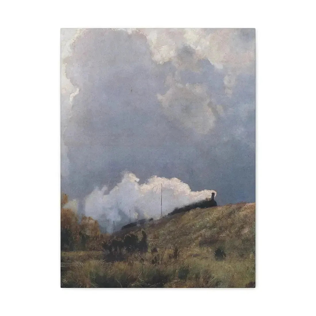 Eugen Bracht (1842-1921) Durch die Heide 1890 - Canvas Wall Art - The Sticker Space