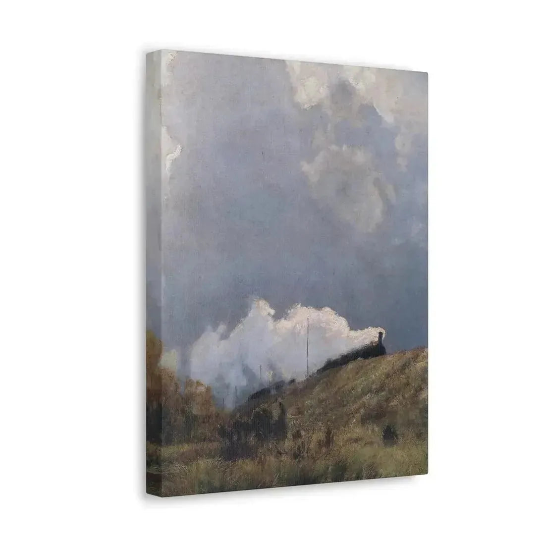 Eugen Bracht (1842-1921) Durch die Heide 1890 - Canvas Wall Art - The Sticker Space