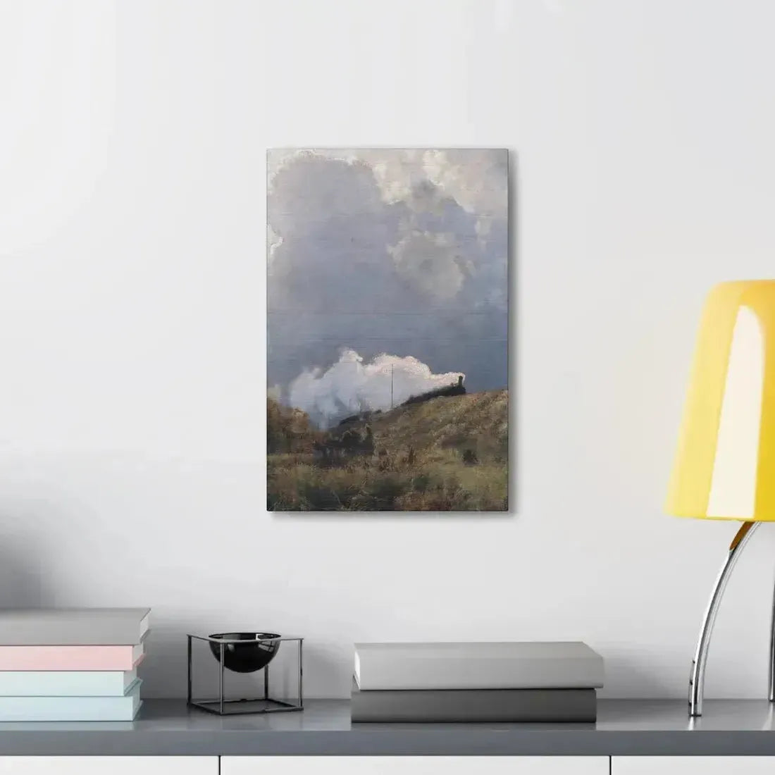 Eugen Bracht (1842-1921) Durch die Heide 1890 - Canvas Wall Art - The Sticker Space