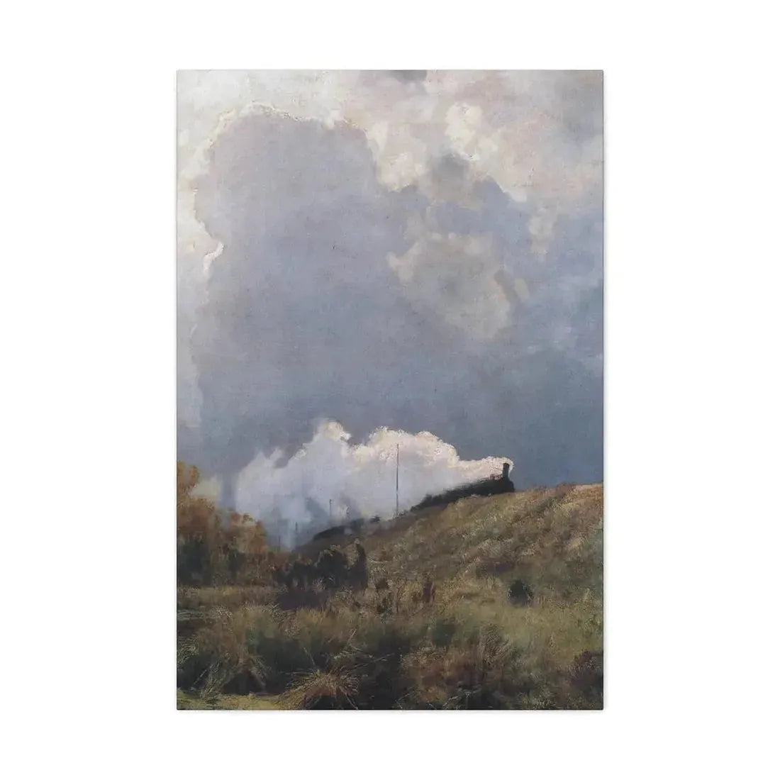 Eugen Bracht (1842-1921) Durch die Heide 1890 - Canvas Wall Art - The Sticker Space