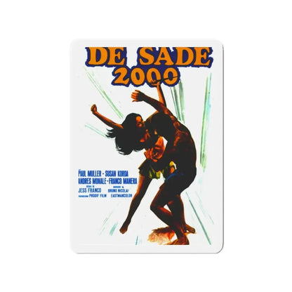 EUGENIE DE SADE 1973 Movie Poster - Refrigerator Magnet 2 Inch - The Sticker Space