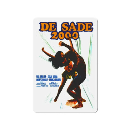 EUGENIE DE SADE 1973 Movie Poster - Refrigerator Magnet 3 Inch - The Sticker Space