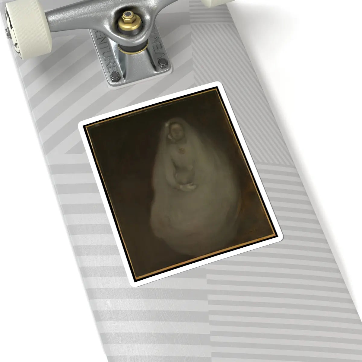 SKU:TSS-STICK-GNCRR-6X6-2 Sizes:6" × 6" Types:White