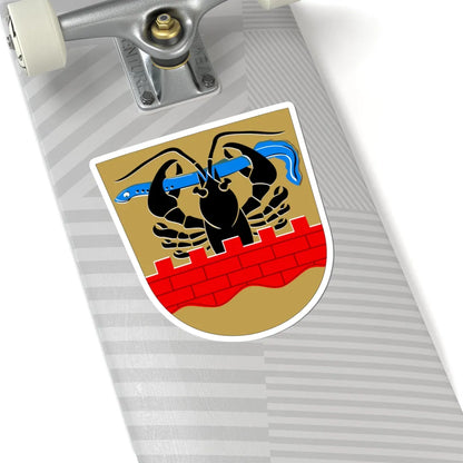 Eurajoki.vaakuna (Finland) (Coat of Arms) STICKER Vinyl Kiss-Cut Decal - The Sticker Space