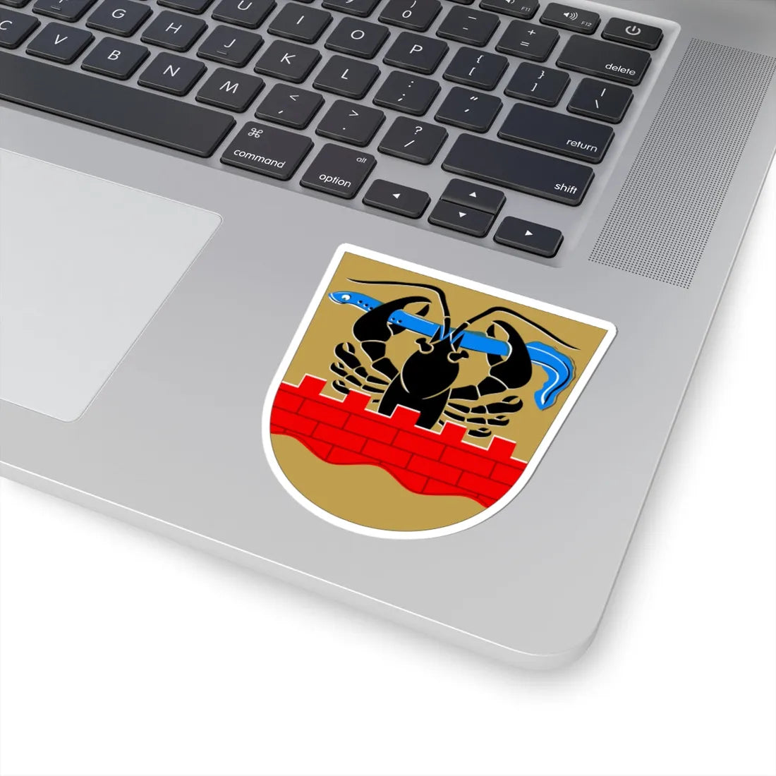 Eurajoki.vaakuna (Finland) (Coat of Arms) STICKER Vinyl Kiss-Cut Decal - The Sticker Space