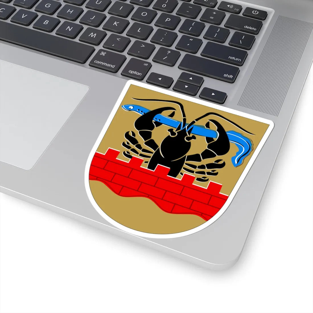 Eurajoki.vaakuna (Finland) (Coat of Arms) STICKER Vinyl Kiss-Cut Decal - The Sticker Space