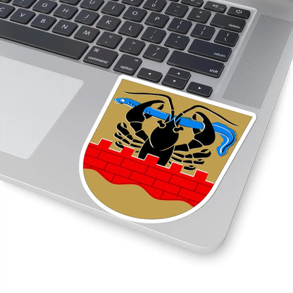 Eurajoki.vaakuna (Finland) (Coat of Arms) STICKER Vinyl Kiss-Cut Decal - The Sticker Space