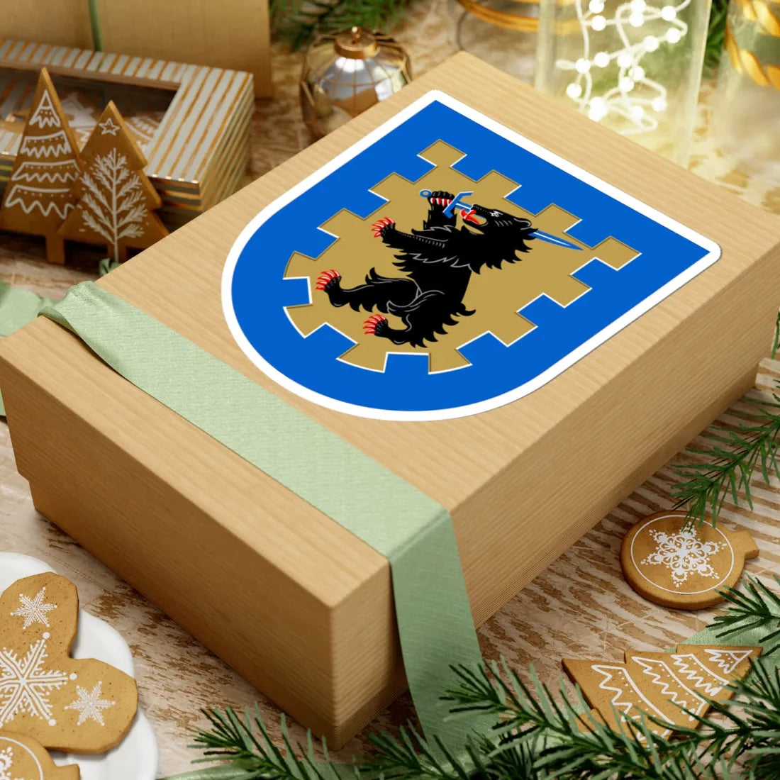 Eura.vaakuna (Finland) (Coat of Arms) STICKER Vinyl Kiss-Cut Decal - The Sticker Space