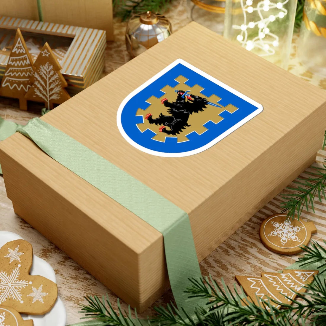 Eura.vaakuna (Finland) (Coat of Arms) STICKER Vinyl Kiss-Cut Decal - The Sticker Space