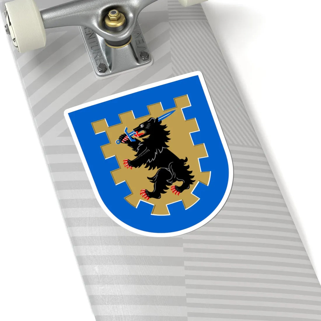 Eura.vaakuna (Finland) (Coat of Arms) STICKER Vinyl Kiss-Cut Decal - The Sticker Space