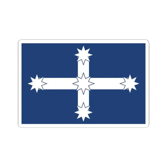 Eureka Flag (Australia) STICKER Vinyl Kiss-Cut Decal 2 Inch White - The Sticker Space