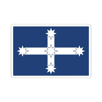 Eureka Flag (Australia) STICKER Vinyl Kiss-Cut Decal 3 Inch White - The Sticker Space