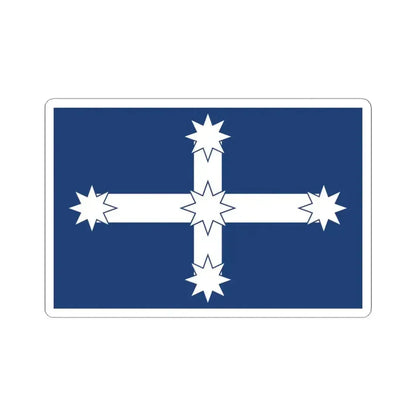 Eureka Flag (Australia) STICKER Vinyl Kiss-Cut Decal 4 Inch White - The Sticker Space