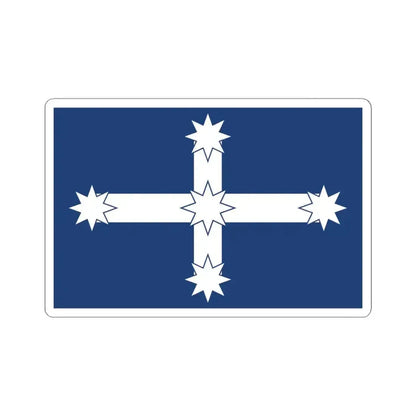 Eureka Flag (Australia) STICKER Vinyl Kiss-Cut Decal 6 Inch White - The Sticker Space