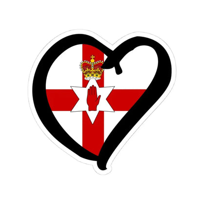 EuroIrlanda del NorteAnterior (Ireland) STICKER Vinyl Kiss-Cut Decal 4 Inch White - The Sticker Space