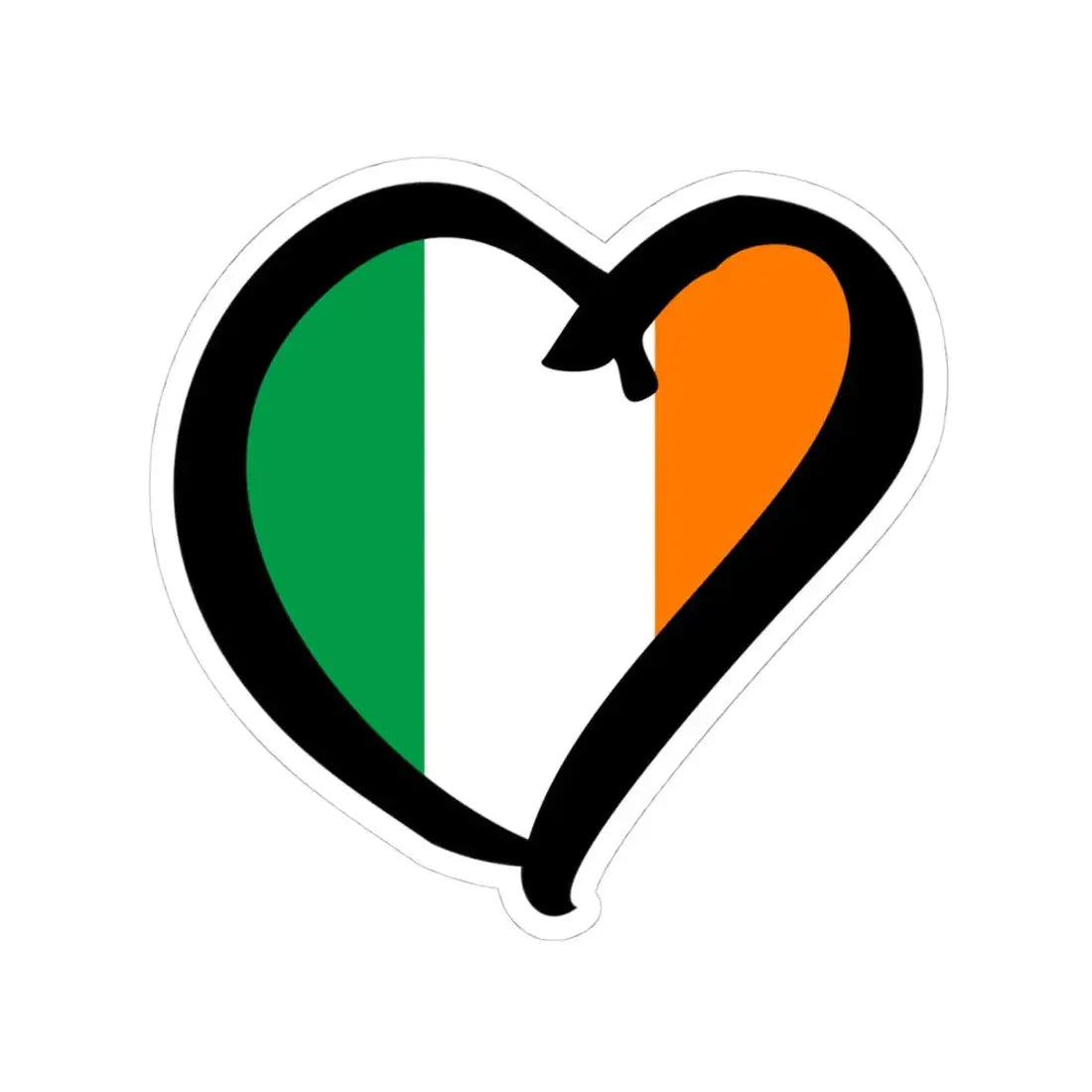 EuroIrlandaAnterior (Ireland) STICKER Vinyl Kiss-Cut Decal 4 Inch White - The Sticker Space