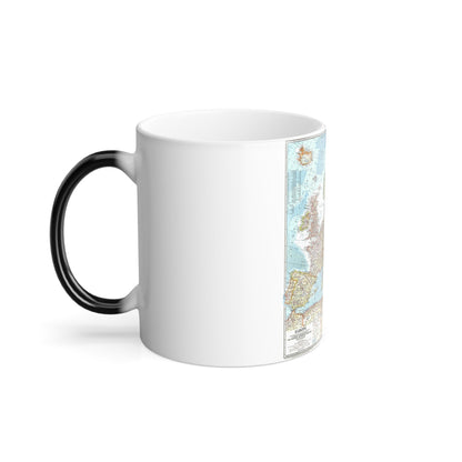 Europe (1957) (Map) Color Changing Mug 11oz-11oz-The Sticker Space