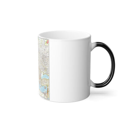 Europe (1957) (Map) Color Changing Mug 11oz-11oz-The Sticker Space