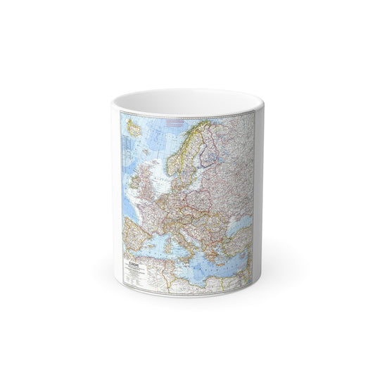 Europe (1969) (Map) Color Changing Mug 11oz-11oz-The Sticker Space